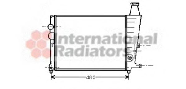 Imagine Radiator, racire motor VAN WEZEL 09002013