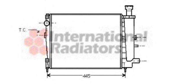 Imagine Radiator, racire motor VAN WEZEL 09002027