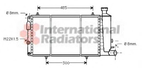 Imagine Radiator, racire motor VAN WEZEL 09002033