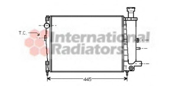 Imagine Radiator, racire motor VAN WEZEL 09002040