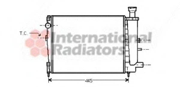 Imagine Radiator, racire motor VAN WEZEL 09002041