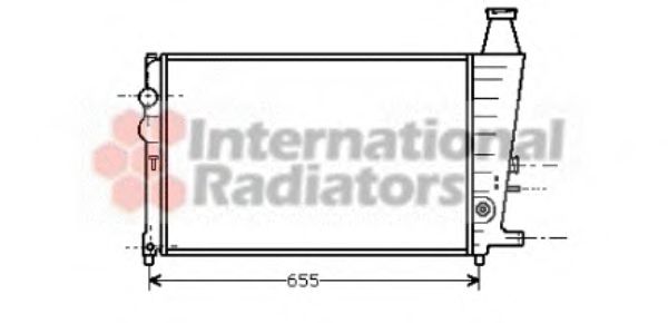 Imagine Radiator, racire motor VAN WEZEL 09002051