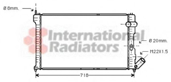 Imagine Radiator, racire motor VAN WEZEL 09002063