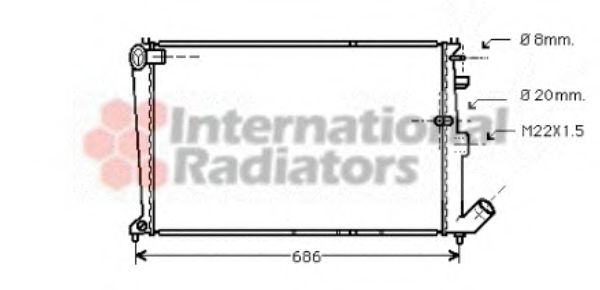 Imagine Radiator, racire motor VAN WEZEL 09002065