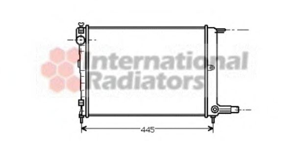 Imagine Radiator, racire motor VAN WEZEL 09002070