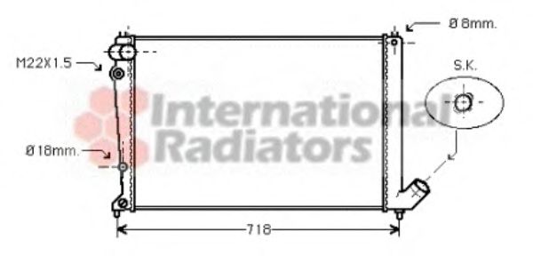 Imagine Radiator, racire motor VAN WEZEL 09002103