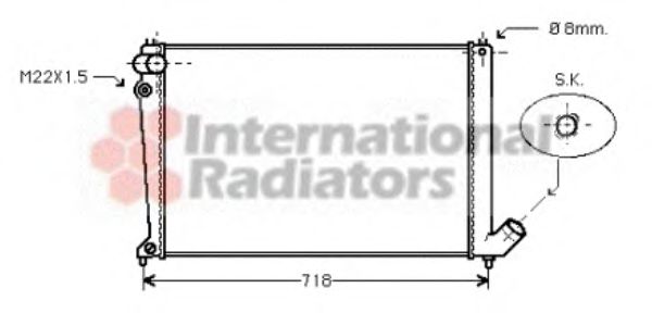 Imagine Radiator, racire motor VAN WEZEL 09002105