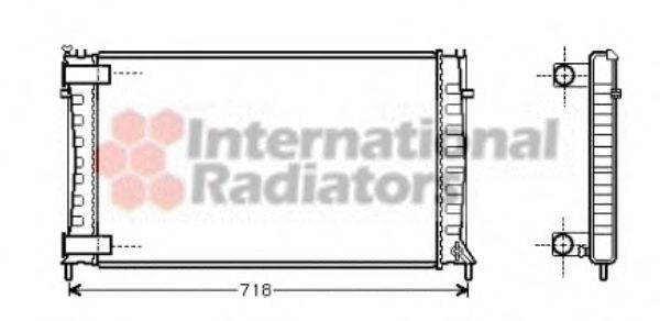 Imagine Radiator, racire motor VAN WEZEL 09002144