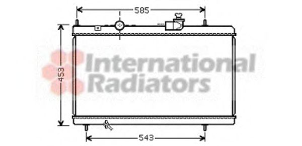 Imagine Radiator, racire motor VAN WEZEL 09002228