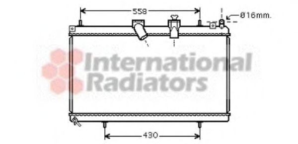 Imagine Radiator, racire motor VAN WEZEL 09002229