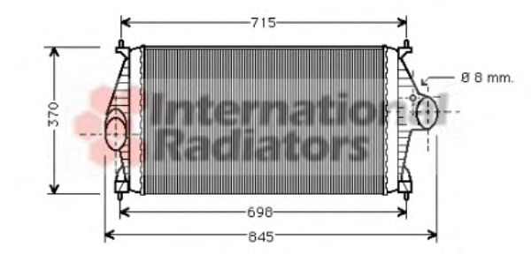 Imagine Intercooler, compresor VAN WEZEL 09004126