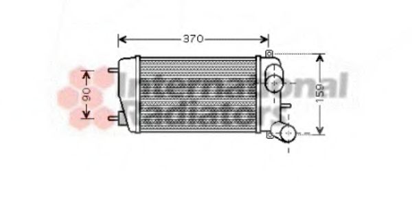 Imagine Intercooler, compresor VAN WEZEL 09004212