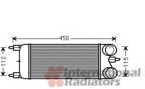 Imagine Intercooler, compresor VAN WEZEL 09004267