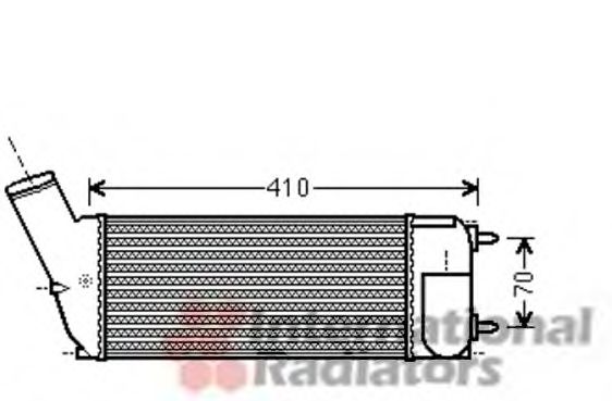 Imagine Intercooler, compresor VAN WEZEL 09004268