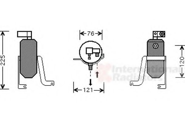 Imagine uscator,aer conditionat VAN WEZEL 0900D185