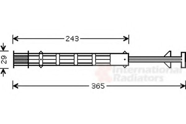 Imagine uscator,aer conditionat VAN WEZEL 0900D247