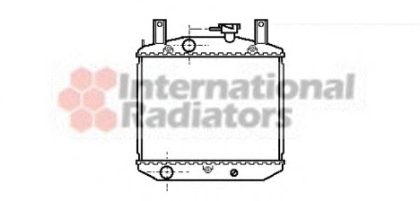 Imagine Radiator, racire motor VAN WEZEL 11002008