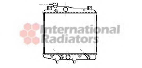 Imagine Radiator, racire motor VAN WEZEL 11002014