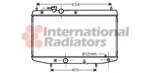 Imagine Radiator, racire motor VAN WEZEL 11002020