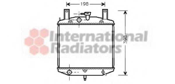 Imagine Radiator, racire motor VAN WEZEL 11002026