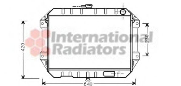 Imagine Radiator, racire motor VAN WEZEL 11002027