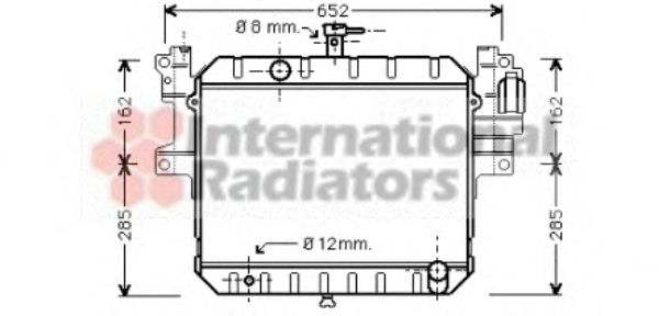 Imagine Radiator, racire motor VAN WEZEL 11002040