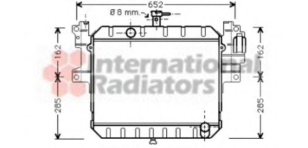 Imagine Radiator, racire motor VAN WEZEL 11002041