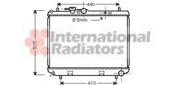 Imagine Radiator, racire motor VAN WEZEL 11002043