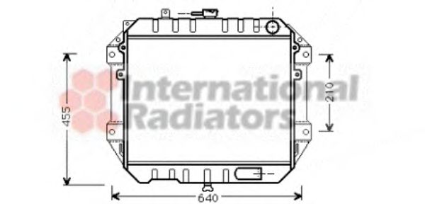 Imagine Radiator, racire motor VAN WEZEL 11002051