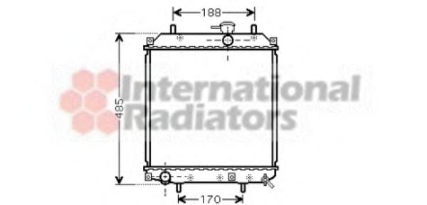 Imagine Radiator, racire motor VAN WEZEL 11002057