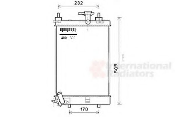 Imagine Radiator, racire motor VAN WEZEL 11002071