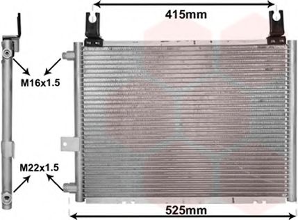 Imagine Condensator, climatizare VAN WEZEL 11005060