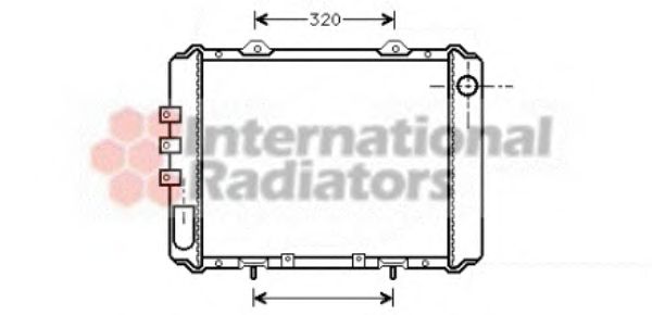 Imagine Radiator, racire motor VAN WEZEL 13002055