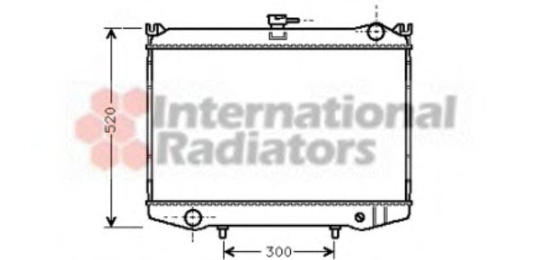 Imagine Radiator, racire motor VAN WEZEL 13002075