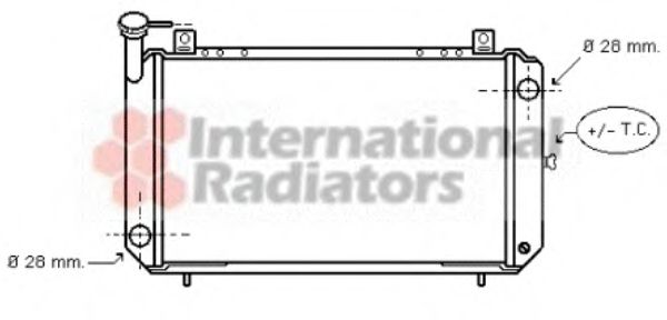 Imagine Radiator, racire motor VAN WEZEL 13002084