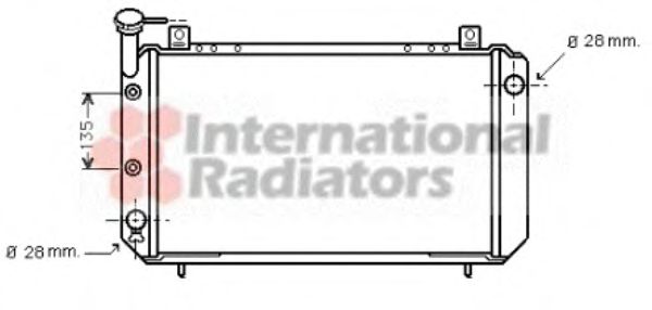 Imagine Radiator, racire motor VAN WEZEL 13002086