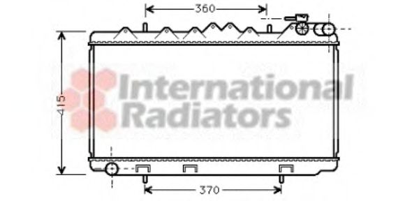 Imagine Radiator, racire motor VAN WEZEL 13002092