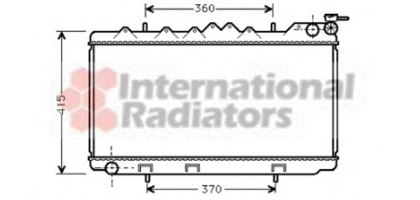 Imagine Radiator, racire motor VAN WEZEL 13002094