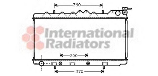 Imagine Radiator, racire motor VAN WEZEL 13002103