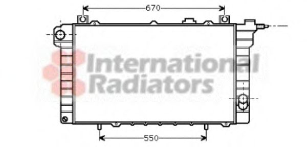 Imagine Radiator, racire motor VAN WEZEL 13002110