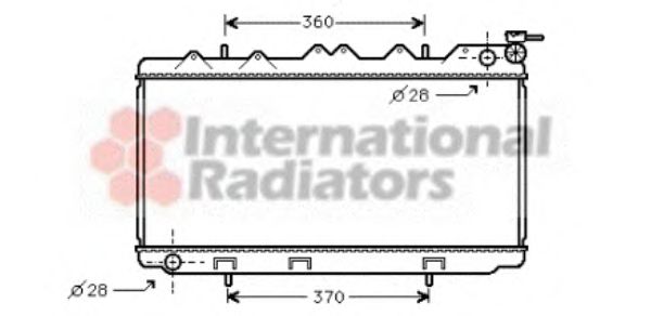 Imagine Radiator, racire motor VAN WEZEL 13002116