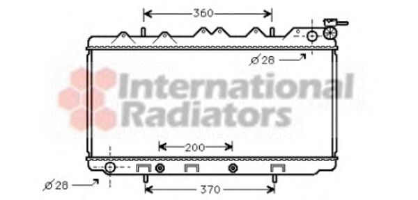 Imagine Radiator, racire motor VAN WEZEL 13002119