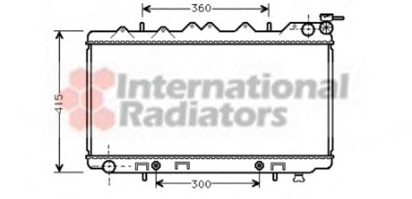 Imagine Radiator, racire motor VAN WEZEL 13002137