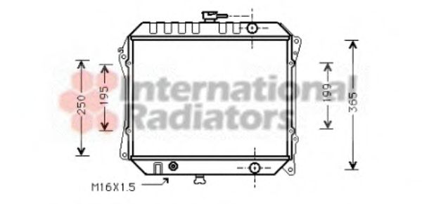 Imagine Radiator, racire motor VAN WEZEL 13002141