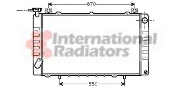 Imagine Radiator, racire motor VAN WEZEL 13002150