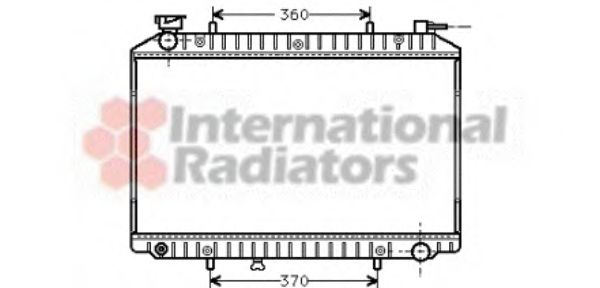 Imagine Radiator, racire motor VAN WEZEL 13002156