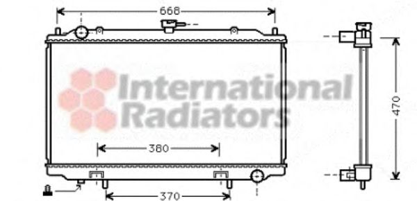 Imagine Radiator, racire motor VAN WEZEL 13002188