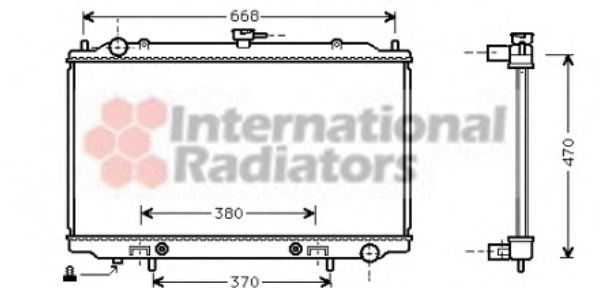 Imagine Radiator, racire motor VAN WEZEL 13002189