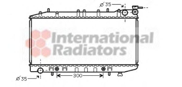 Imagine Radiator, racire motor VAN WEZEL 13002203