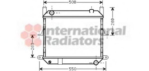 Imagine Radiator, racire motor VAN WEZEL 13002209